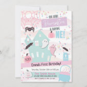 Invitation Premier Anniversaire de Petit Citrouille Halloween (Devant)