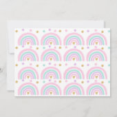 Invitation Premier anniversaire de Rainbow (Dos)