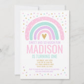 Invitation Premier anniversaire de Rainbow (Devant)