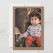 Invitation Premier anniversaire de Rodéo (Dos)