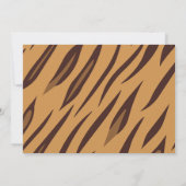 Invitation Premier anniversaire de Safari (Dos)