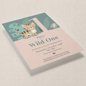 Invitation Premier anniversaire de Tiny Tiger Wild One