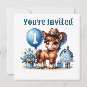 Invitation Premier anniversaire de Western Pony