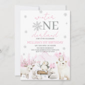 Invitation Premier anniversaire de Winter ONEderland (Devant)