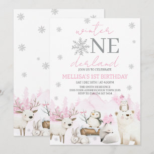 Invitation Premier anniversaire de Winter ONEderland