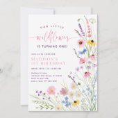 Invitation Premier anniversaire des Fleurs sauvages du pré (Devant)