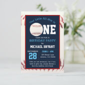 Invitation Premier anniversaire du baseball (Debout devant)