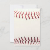 Invitation Premier anniversaire du baseball (Dos)