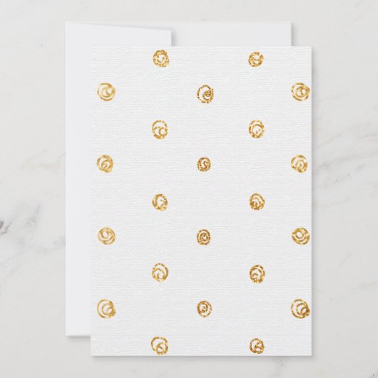 Invitation Premier anniversaire du bébé rose pâle (Dos)