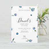 Invitation Premier anniversaire du bleuet (Debout devant)