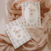 Invitation Premier anniversaire du Carousel rose