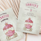 Invitation Premier anniversaire du transport enchanté