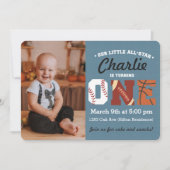 Invitation Premier anniversaire d'une vedette (Devant)
