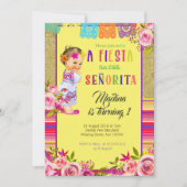 INVITATION PREMIER ANNIVERSAIRE FIESTA CARD MEXICAIN (Devant)