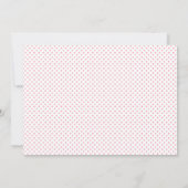Invitation Premier anniversaire Flamant Rose (Dos)