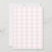 Invitation Premier Anniversaire Fraise (Dos)