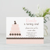 Invitation Premier anniversaire !Invitation (Debout devant)