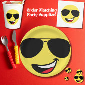 Invitation Premier Anniversaire Joyeux Visage Aviateur Lunett