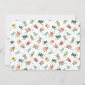 Invitation Premier anniversaire Love Bugs Photo (Dos)