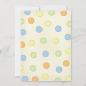 Invitation Premier anniversaire minimaliste Hommes Neutres Me (Dos)