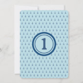 Invitation Premier Anniversaire Nautique (Dos)