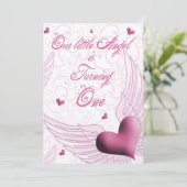 Invitation Premier anniversaire - Notre Petit Ange (Debout devant)