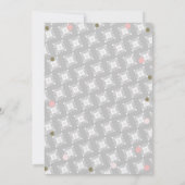 Invitation Premier anniversaire Nutcracker en feuille de méta (Dos)