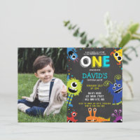 Premier anniversaire Petit Monster Chalkboard Phot