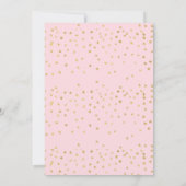 Invitation Premier Anniversaire Pink Petit Citrouille devient (Dos)