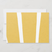 Invitation Premier Anniversaire Sunshine Orange Boho Cute Par (Dos)