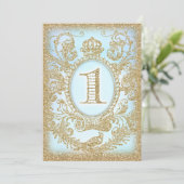 Invitation Premier anniversaire une fois Prince (Debout devant)