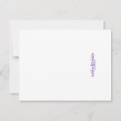 Invitation Premier Baby shower - Jaune (Dos)