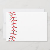 Invitation Premier base-ball d'invitation de fête (Dos)