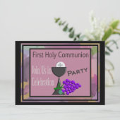 Invitation Premier centre serveur de calice d'invitations de (Debout devant)