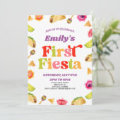 Invitation Premier Fiesta Taco 1er Anniversaire (Debout devant)