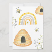 Invitation Premier Jour d'abeilles Bumble Filles d'abeilles A (Dos)