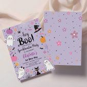 Invitation Premier Jour de Booktacular Halloween Anniversaire