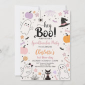 Invitation Premier Jour de Booktacular Halloween Anniversaire (Devant)