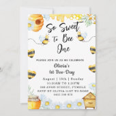 Invitation Premier jour de l'abeille si doux pour être une ab (Devant)