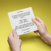 Invitation Premier Noël de Joey, coutume