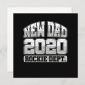 Invitation Premier Papa Pour La Première Fois Futur Papa Va ê (Devant / Derrière)