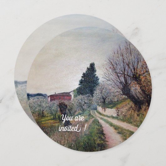 INVITATION PREMIER PRINTEMPS DANS LE PAYSAGE TOSCANS (Devant / Derrière)