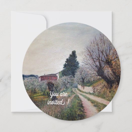 INVITATION PREMIER PRINTEMPS DANS LE PAYSAGE TOSCANS (Devant)