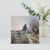 Invitation PREMIER PRINTEMPS EN GOUVERNALAIS / Paysage Toscan (Debout devant)