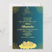 Invitation Premier Riz "Annaprashan" Photo indienne Baby (Devant)