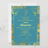 Invitation Premier Riz "Annaprashan" Photo indienne Baby (Devant)