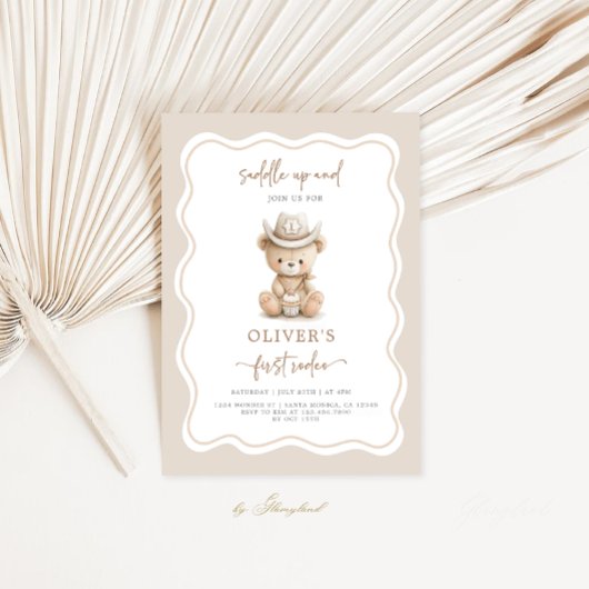 Invitation Premier rodéo