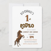 Invitation Premier rodéo (Devant)