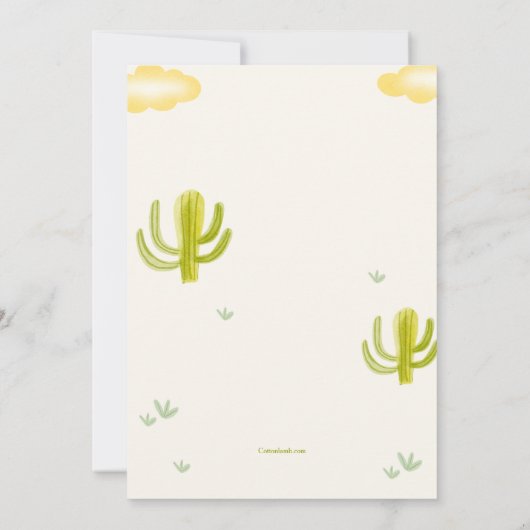 Invitation Premier Rodéo (Dos)