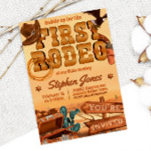 Invitation Premier Rodéo - Anniversaire de Cowboy